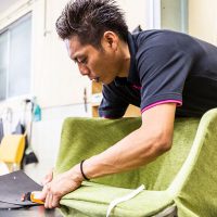 椅子張り工程
